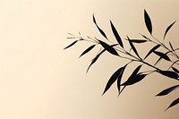 Plant silhouette leaf outdoors. AI generated Image by rawpixel.