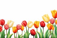 Tulips tulip outdoors flower. AI generated Image by rawpixel.