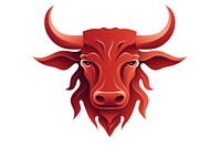 Red paper livestock buffalo cattle. AI generated Image by rawpixel.