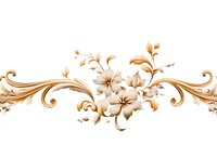 Luxury floral pattern ornate white. AI generated Image by rawpixel.