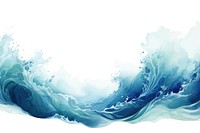 Wave border backgrounds outdoors nature. AI generated Image by rawpixel.