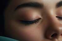 Adult woman skin eye. AI generated Image by rawpixel.