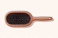 A hair brush tool white background hedgehog. AI generated Image by rawpixel.