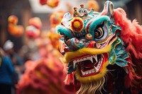 Chinese New Year festival dragon chinese new year representation. AI generated Image by rawpixel.