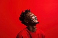 Smiling black man laughing adult teeth. AI generated Image by rawpixel.