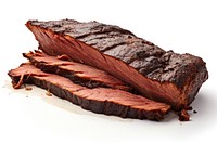 Texas smoked barbecue brisket food slice meat. AI generated Image by rawpixel.