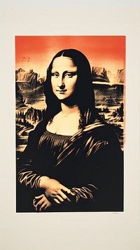 Mona Lisa painting portrait art. AI generated Image by rawpixel.