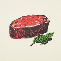 Steak beef food meat. AI generated Image by rawpixel.