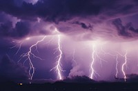 Electric field thunderstorm lightning outdoors. AI generated Image by rawpixel.