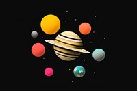 Vintage space science illustration astronomy universe outdoors. AI generated Image by rawpixel.
