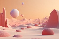 Vintage space science illustration desert nature tranquility. AI generated Image by rawpixel.