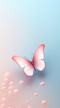 Cute butterfly petal plant art. AI generated Image by rawpixel.