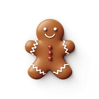 Christmas gingerbread man dessert cookie icing. AI generated Image by rawpixel.