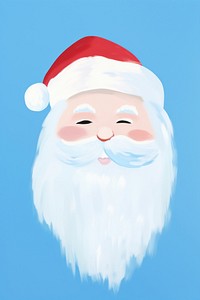 Santa Claus blue baby snow. AI generated Image by rawpixel.