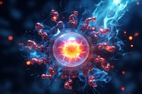 Plasma universe science sphere. AI generated Image by rawpixel.