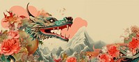 Chinese dragon representation creativity outdoors. AI generated Image by rawpixel.
