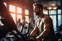 Working gym sports adult. AI generated Image by rawpixel.