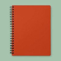 Spiral notebook with blank space