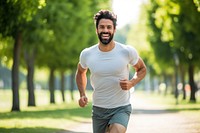 Man running jogging adult determination. 