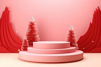 Decoration christmas tree red. AI generated Image by rawpixel.