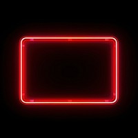 Square sign light neon red. AI generated Image by rawpixel.