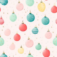 Pattern backgrounds christmas christmas ornament. AI generated Image by rawpixel.