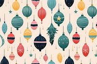 Christmas pattern backgrounds christmas ornament. AI generated Image by rawpixel.