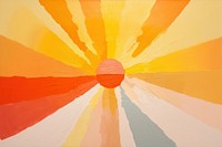 Sun art backgrounds painting. 
