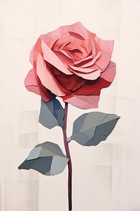 Rose art flower plant. AI generated Image by rawpixel.