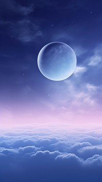 A fantasy moon background astronomy outdoors nature. 