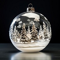 Glass ornaments christmas decorate white illuminated celebration. AI generated Image by rawpixel.
