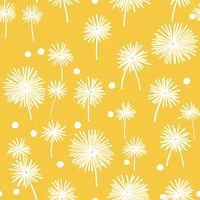 Dandelion pattern backgrounds flower. AI generated Image by rawpixel.