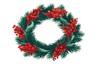 Christmas Wreath wreath christmas shape. AI generated Image by rawpixel.