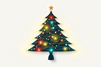 Electric light equipment christmas shape night. AI generated Image by rawpixel.