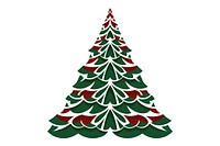 Garland christmas tree shape. AI generated Image by rawpixel.