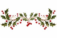 Holly Garland christmas pattern holly. AI generated Image by rawpixel.