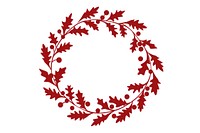 Christmas Wreath pattern wreath shape. AI generated Image by rawpixel.