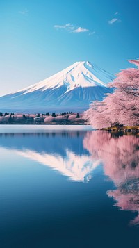 Fuji mountain background landscape outdoors nature. 