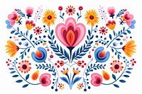 Hungary pattern art backgrounds white background. AI generated Image by rawpixel.
