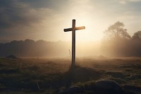 The Cross cross outdoors cemetery. AI generated Image by rawpixel.
