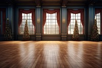 Christmas ballroom backdrop. AI generated Image by rawpixel.
