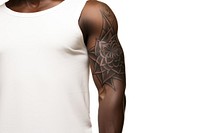 Flower tattoo back arm. AI generated Image by rawpixel.