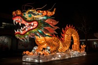 Dragon lantern celebration festival chinese new year. AI generated Image by rawpixel.