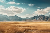Foothills landscape mountain outdoors. AI generated Image by rawpixel.