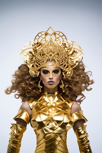 Ornamentation drag queen costume fashion adult. AI generated Image by rawpixel.