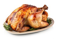 Whole chicken dinner meat food. AI generated Image by rawpixel.