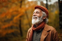 Senior happy man portrait autumn adult. AI generated Image by rawpixel.