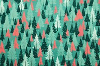 Christmas trees pattern backgrounds christmas christmas tree. AI generated Image by rawpixel.