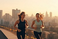 Jogging running sports adult. AI generated Image by rawpixel.
