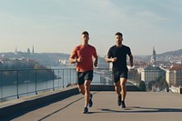 Jogging running sports shorts. AI generated Image by rawpixel.